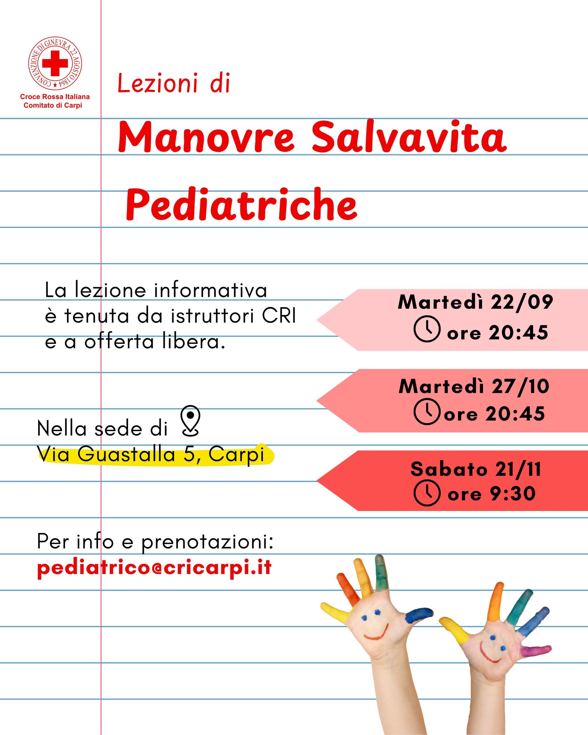 Post Manovre Salvavita (sia CRI che esterni)